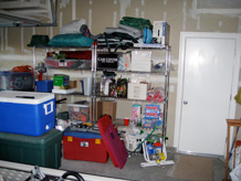 Garage de-cluttered